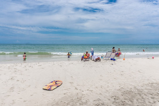 Boogie Boarding and Paddleboarding are very popular in St. George Island