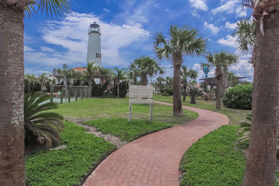 Visit the lighthouse in St. George Island